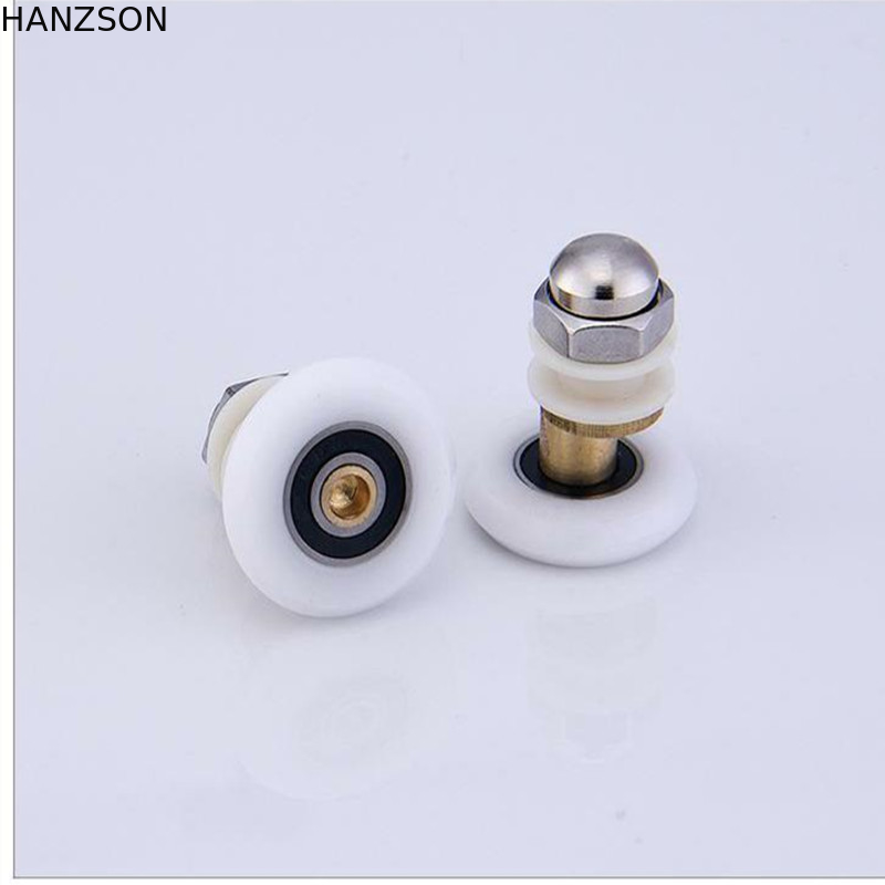真鍮のナイロン ドア ローラー、シャワーのドアの滑車19mm 23mm 25mmのサイズ
