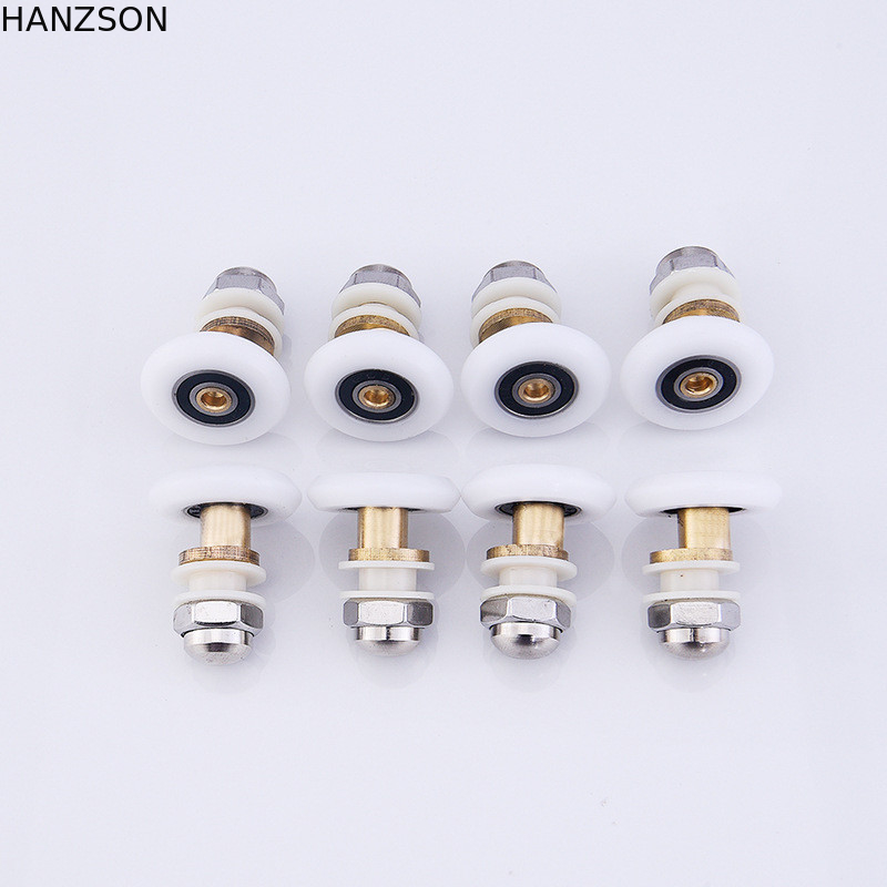 真鍮のナイロン ドア ローラー、シャワーのドアの滑車19mm 23mm 25mmのサイズ