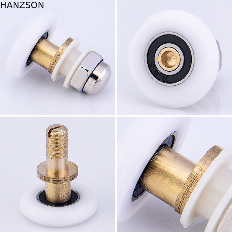 真鍮のナイロン ドア ローラー、シャワーのドアの滑車19mm 23mm 25mmのサイズ