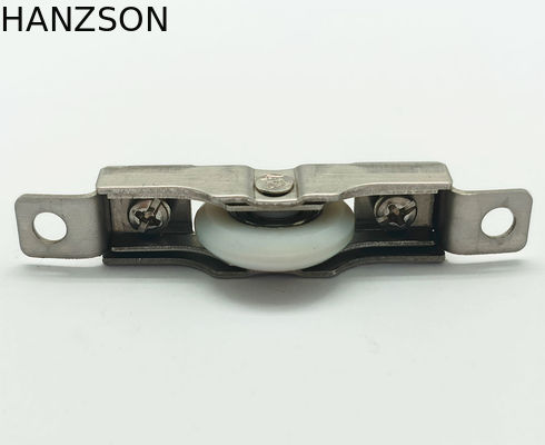 2つの車輪ODMと頑丈なPOMの鉄の引き戸のローラー