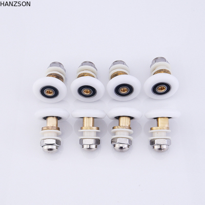 真鍮のナイロン ドア ローラー、シャワーのドアの滑車19mm 23mm 25mmのサイズ